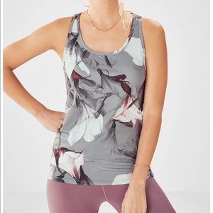 Fabletics Bess tank gray floral small